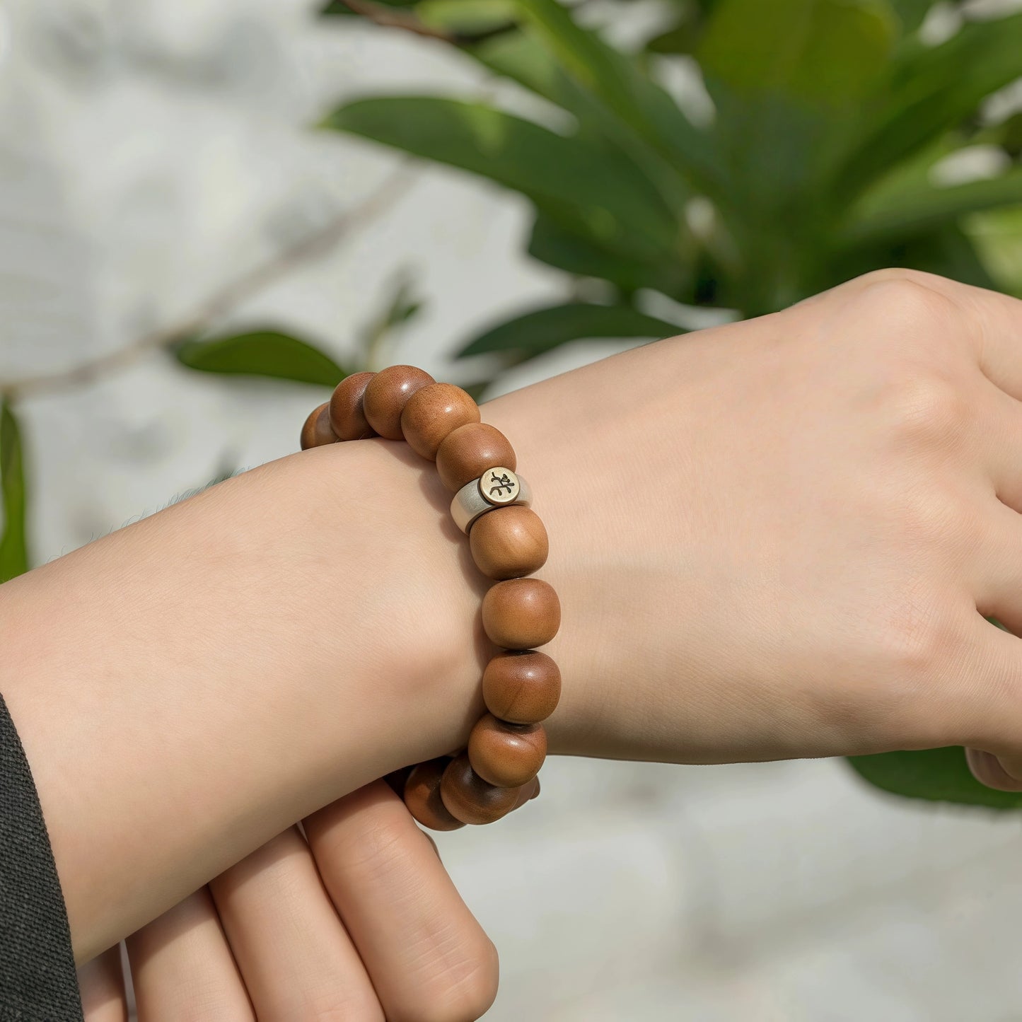 Aged Sandalwood Zodiac Mala - Ancient Buddhist Prayer Beads for Spiritual Grounding & Meditation Focus